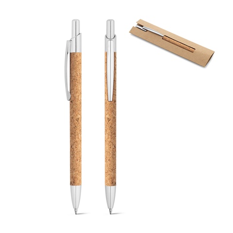 NATURA. Kemijska olovka od pluta i aluminija (91647)