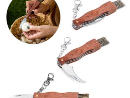 GUNTER. Džepni nož od nehrđajućeg čelika i drveta (94033)