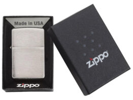 Upaljač metalni mat Zippo 200 srebrni
