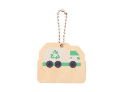 EcoRing, keyring, garbage truck