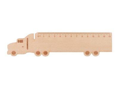 Looney, wooden ruler