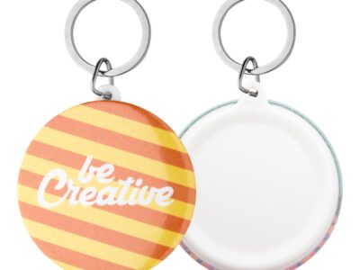 KeyBadge Maxi, pin button keyring