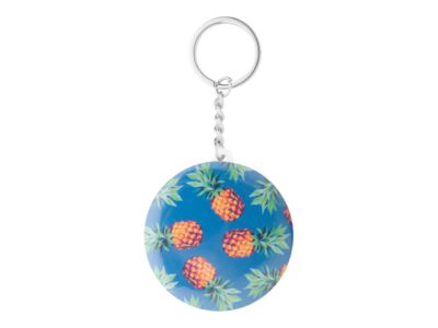 KeyBadge Bottle, pin button keyring