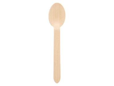 Woolly, wooden cutlery, spoon