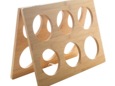 Albarino, bamboo wine rack