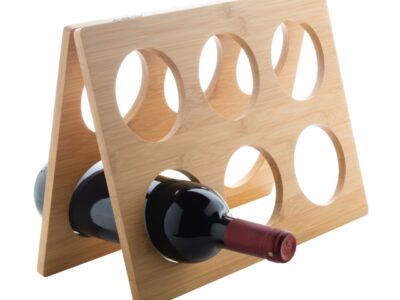 Albarino, bamboo wine rack