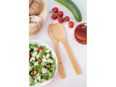 Escaro, salad spoon set