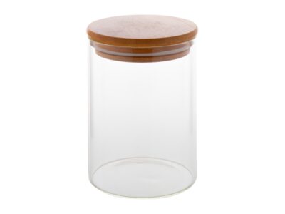 Momomi, glass storage jar