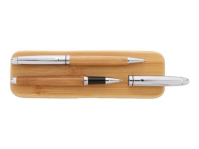 Chimon, bamboo pen set