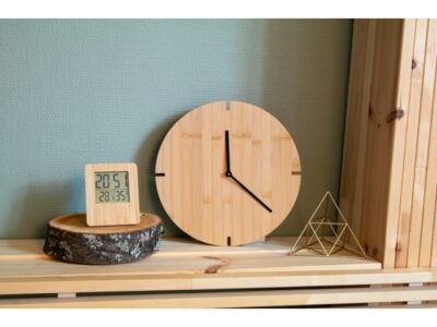 Tokei, bamboo wall clock