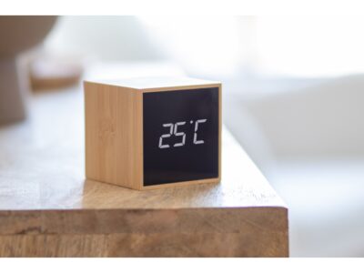 Boolarm, bamboo alarm clock