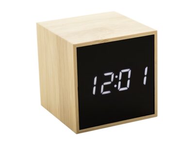 Boolarm, bamboo alarm clock