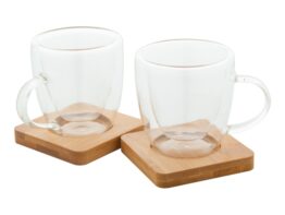 Mocaboo, glass espresso cup set