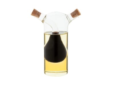 Vinaigrette, oil and vinegar bottle