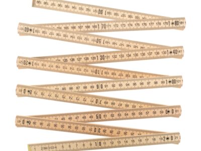 Gable, folding ruler