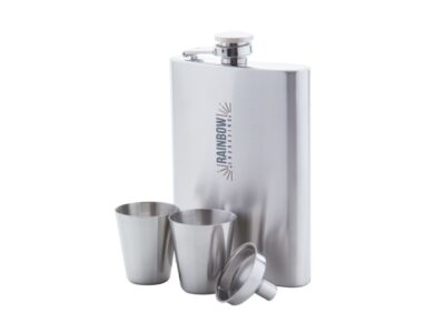 Shackleton, hip flask set