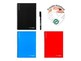 INFINITEBOOK PLAIN A5. Infinitebook sa savitljivim koricama i 15 običnih stranica bijele ploče (33200)