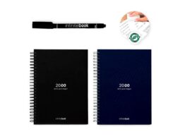 STARTER KIT INFINITE PLANNER A5. Infinitebook sa savitljivim koricama i 15 običnih stranica bijele ploče (33202)