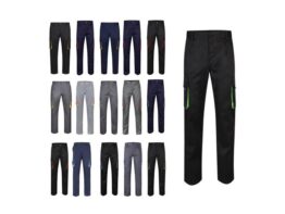 VL HYPNOS. Dvobojne hlače od kepera s više džepova (200 g/m²), od pamuka (35%) i poliestera (65%) (36004)