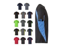 VL SLAYER. Dvobojna bird-eye tehnička majica (160g/m²), od poliestera (100%) (36034)