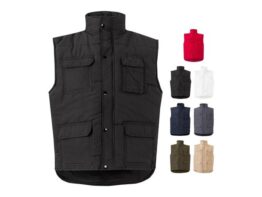 VL MEFITIS. Podstavljeni prsluk s više džepova (220 g/m²), od poliestera (100%) (36047)