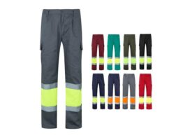 VL ATHENA. Dvobojne hlače od kepera (210g/m²), podstavljene, s više džepova, od pamuka (20%) i poliestera (80%) (36052)