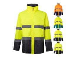 VL THEMIS LARGE. Dvobojna jakna (190g/m²), od poliestera (100%), s PU premazom (36105)