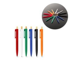 ZARA. Kemijska olovka od recikliranog ABS-a (100% rABS) s gumb od bambusa (91945)