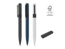 ELSIE ROUND. Metalna kemijska olovka (60% reciklirana) zaobljenog dizajna (91974)