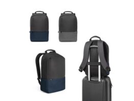 GENOA BPACK. Ruksak protiv krađe od 600D recikliranog poliestera visoke gustoće (92190)