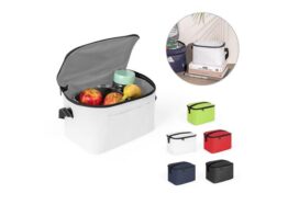 CANCUN. Termalna torba od 600D recikliranog poliestera s podesivim remenom 7 L (92380)