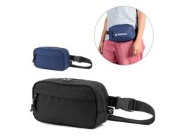 MYKONOS. Torba oko struka od 600D recikliranog poliestera i podstava od 210D recikliranog poliestera (92386)