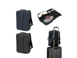 NIAMEY. 15.6″ ruksak za prijenosno računalo od 300D recikliranog poliestera visoke gustoće (92572)