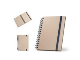 PROUST. A5 bilježnica s prstenovima, tvrdi uvez, od papira od šećerne trske (80% šećerne trske) s običnih stranica (93287)