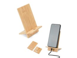 GALEN. Držač za mobitel od bambusa, odvojiv na dva dijela (93639)