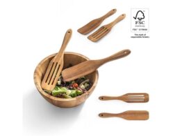 BATALI. Set od dva seta pribora za jelo od bagremovog drva (94291)