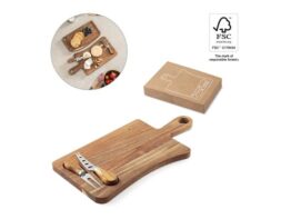 CASSIA. Daska za sir od bagremovog drva s ručkom (94293)