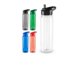 GILMORE. Recikliranog PET (100% rPET) sportska boca sa sjajnom prozirnom završnom obradom 750 mL (94344)