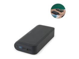 BECKER 20. Power bank kapaciteta 20’000 mAh izrađen od recikliranog ABS-a (100 % rABS) s 15W superbrzim bežičnim punjačem (97144)