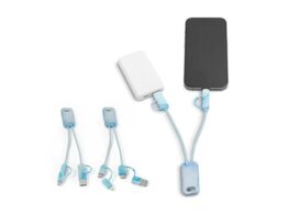 BERNERS. Superbrzi 6-u-1 USB kabel od recikliranog PET-a (100% rPET) (97191)