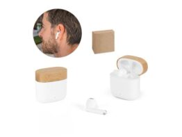 COBAIN. Bežične slušalice s 5h autonomije od recikliranog ABS-a (100% rABS) i bambusa (97193)