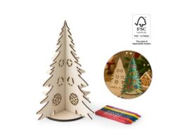 PINERY. Sklopivo drveno božićno drvce u boji (98153)