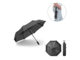 GUSTAVO. Recikliranog poliestera (100% rPET) 190T pongee kišobran s automatskim otvaranjem i zatvaranjem (99095)