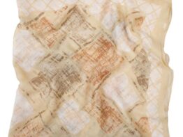 Detty, ladies scarf, 90×90, brown