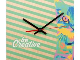 BeTime Wood B, custom wall clock