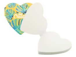 CreaStick Heart, custom sticky notepad