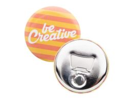MagBadge Bottle, pin button bottle opener