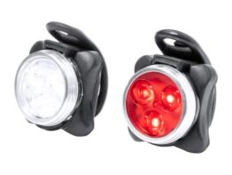 Bilux, rechargeable bicycle light set