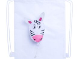 Noah, drawstring bag, zebra