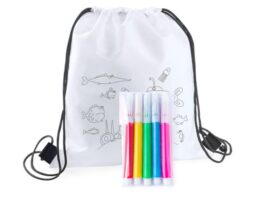 Carle, colouring drawstring bag